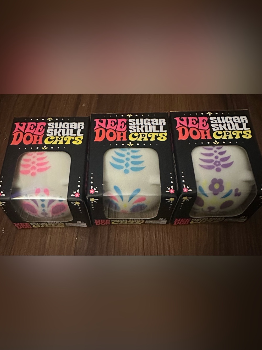 NeeDoh Sugar Skull Cats full set